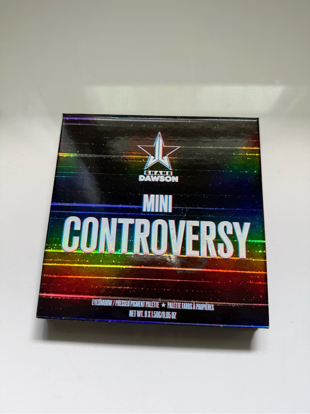 Jeffree Star Palette - Black with Rainbow Holographic Accents